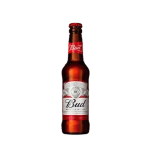 Bouteille de bière Bud 25 cl – en vente chez Pizza Tassoni à Gratentour