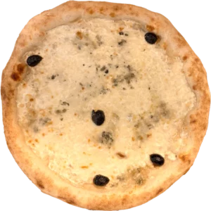 Pizza Roquefort avec crème fraîche, mozzarella et roquefort – Pizza Tassoni Gratentour