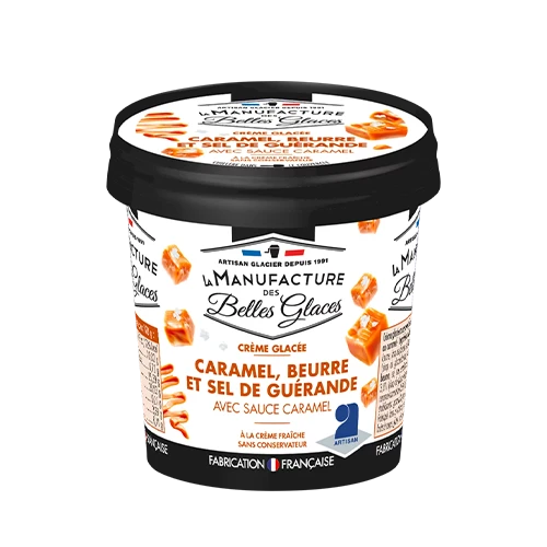 Glaces & Desserts – Pizza Tassoni à Gratentour | À emporter & livraison 5 Caramel beurre salé – Glace artisanale à Gratentour