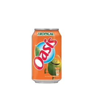 Canette Oasis Tropical 33cl – vendue à Pizza Gratentour
